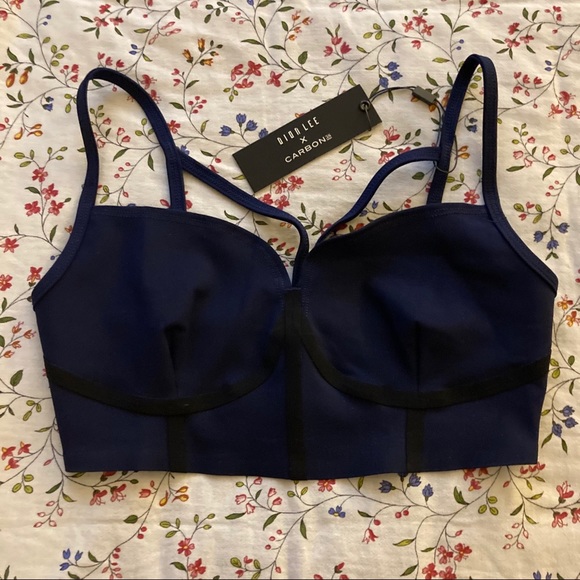 Dion Lee x Carbon38 | welded corset longline bra - Picture 2 of 7